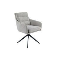ESSZIMMERSTUHL Berlin, Webstoff, Hellgrau - Beige, Textil (70/88/46cm) - dasmöbelwerk