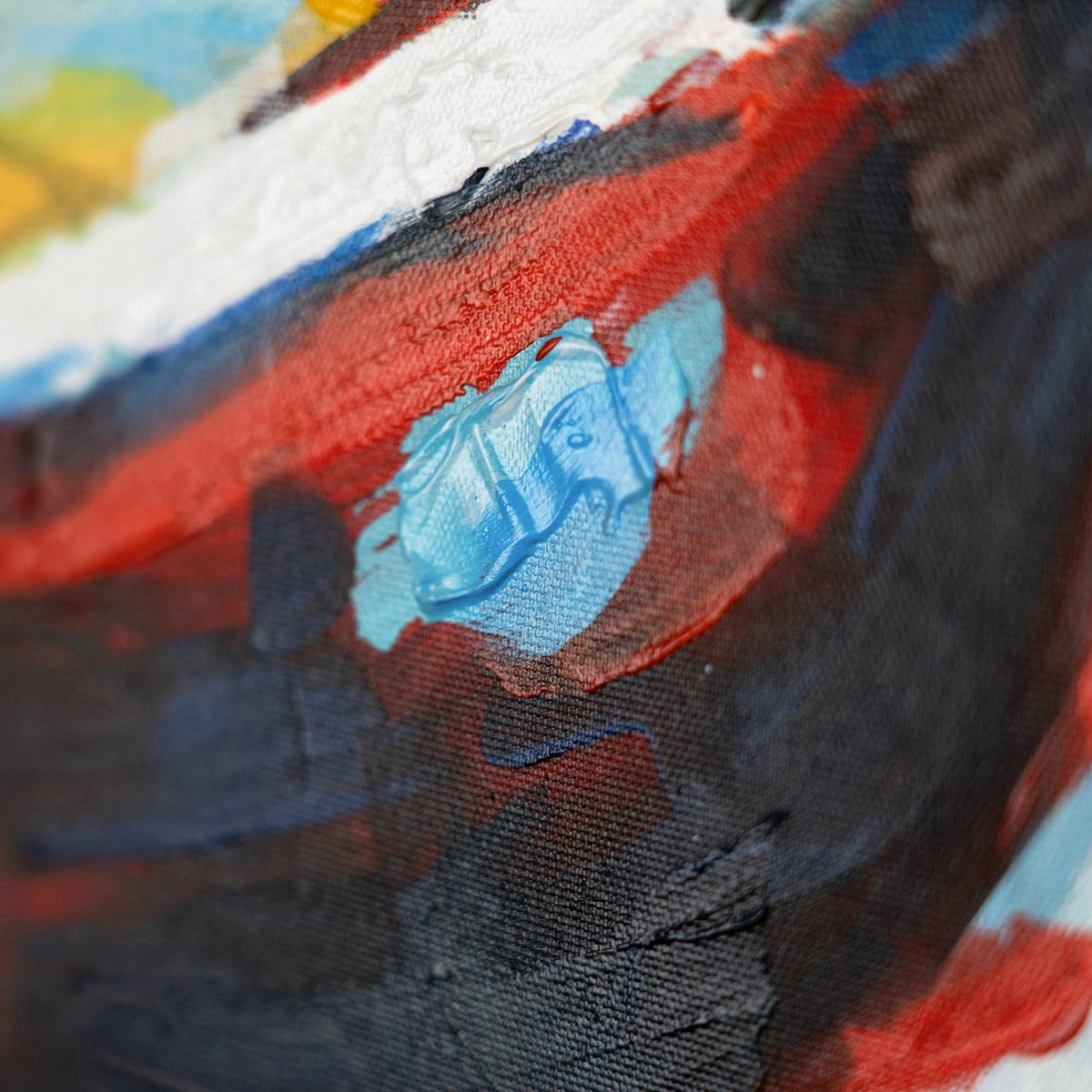 GEMÄLDE Gezeiten der Inspiration Schattenfugenrahmen Gelb 120x80 cm - Gelb, Holz (120/80cm) - YS-art gallery