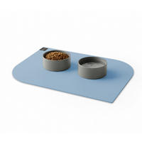 NAPFUNTERLAGE, Öko-Tex, Blattform Hellblau 60 x 90 cm - Hellblau, Textil (90/60cm) - SANOZOO