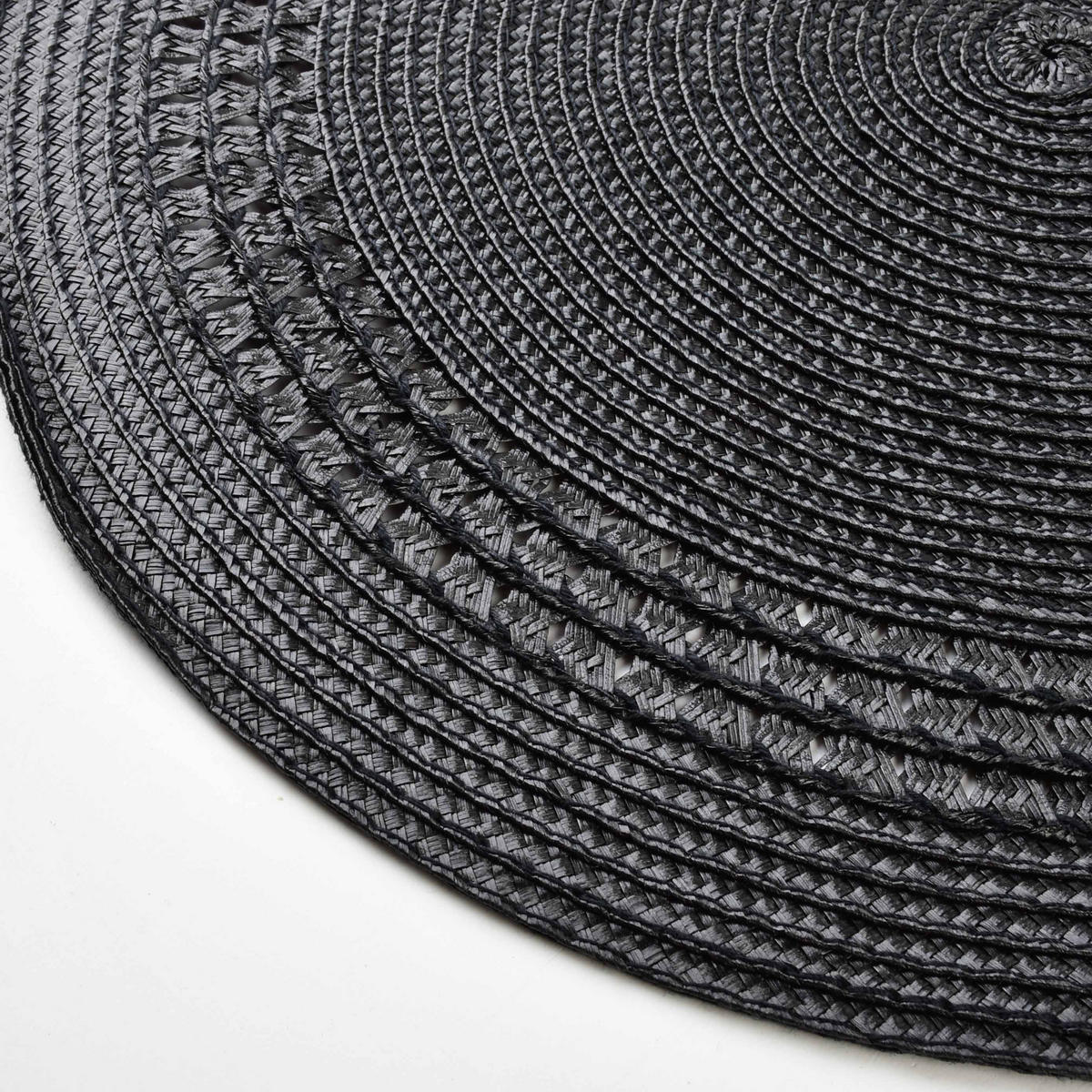 TISCHSET Mandy Schwarz 38/38/0.1 cm Kunstoff - Schwarz, Kunststoff (38/38/0.1cm) - Mondex