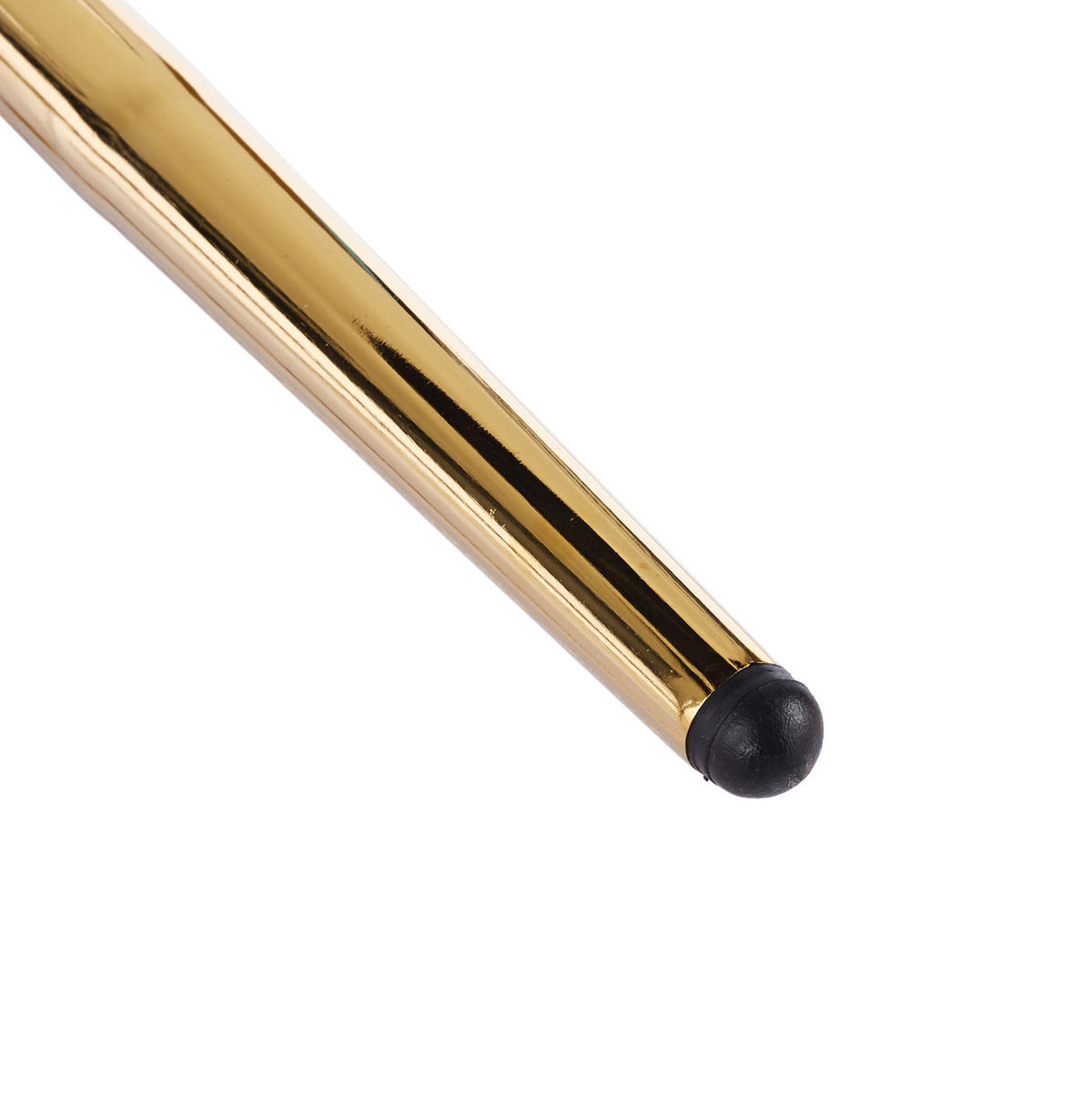 STUHL modern-minimalistisch Transparent ABS Metall Golden - Goldfarben, Metall (47/81/45cm) - Meubliv
