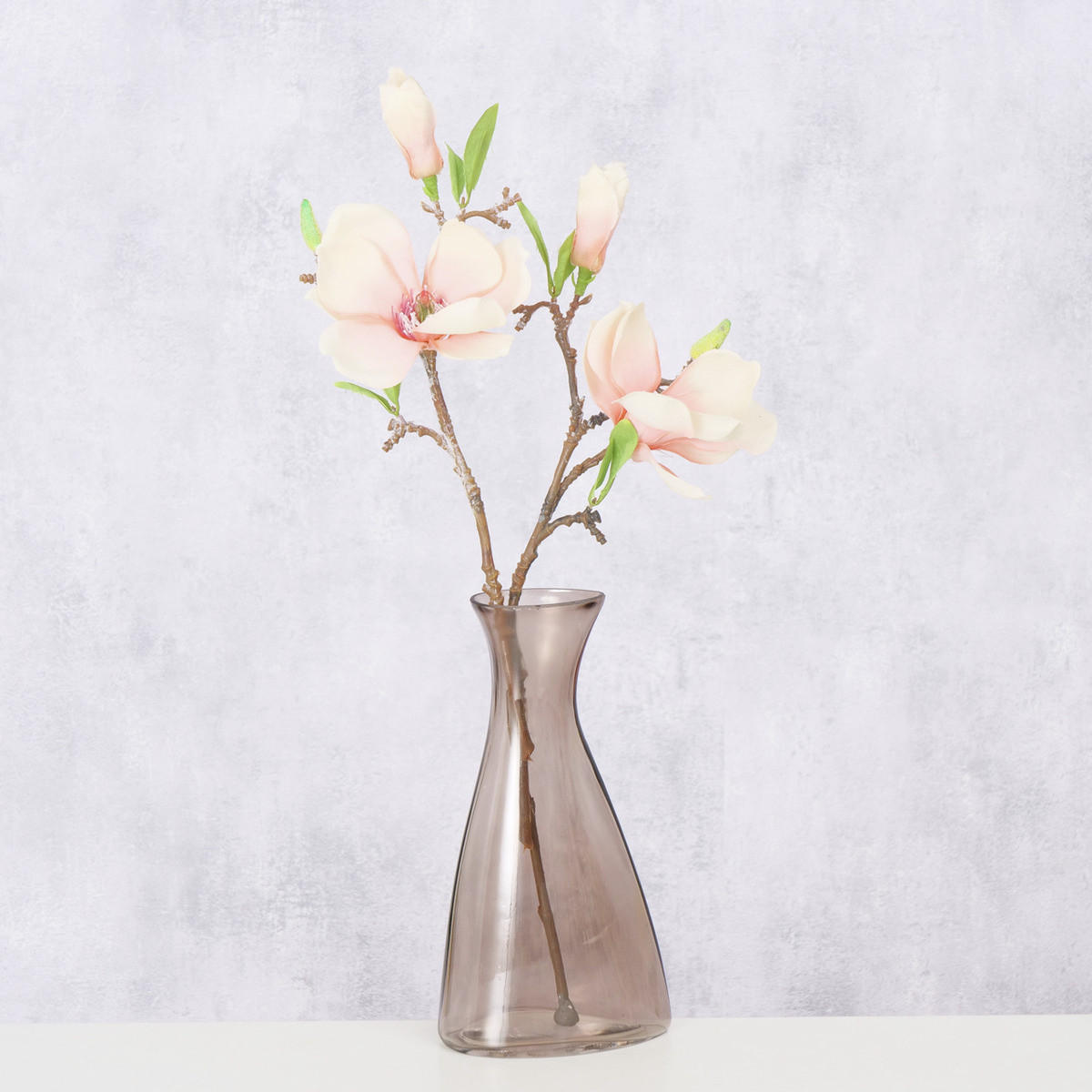 GLASVASE Erula 24 cm - Beige, Glas (12.5/24cm) - Boltze Home