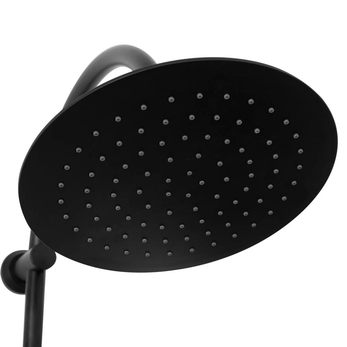 DUSCHSET Rea Vigo Black - Schwarz, Metall (40/99/51.5cm) - REA