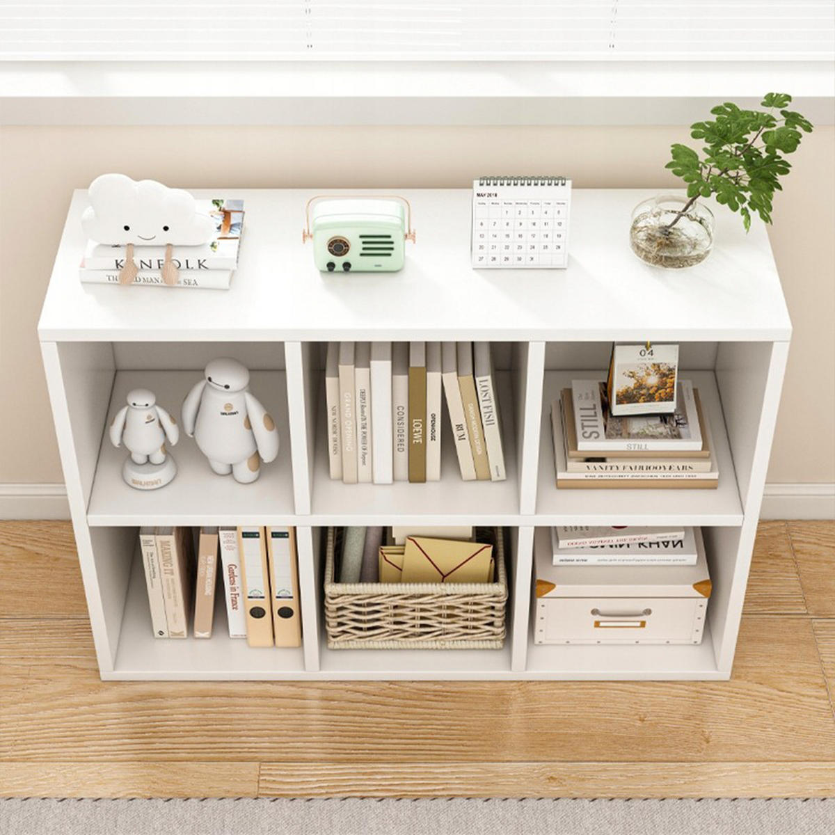 BÜCHERREGAL, weiß 90/30/60 cm - Weiß, Holzwerkstoff (90/60/30cm)