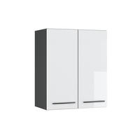 HÄNGESCHRANK Fame-Line Weiß Hochglanz 60 cm - Weiß Hochglanz/Anthrazit, Holzwerkstoff (60/72/34.1cm) - Vicco
