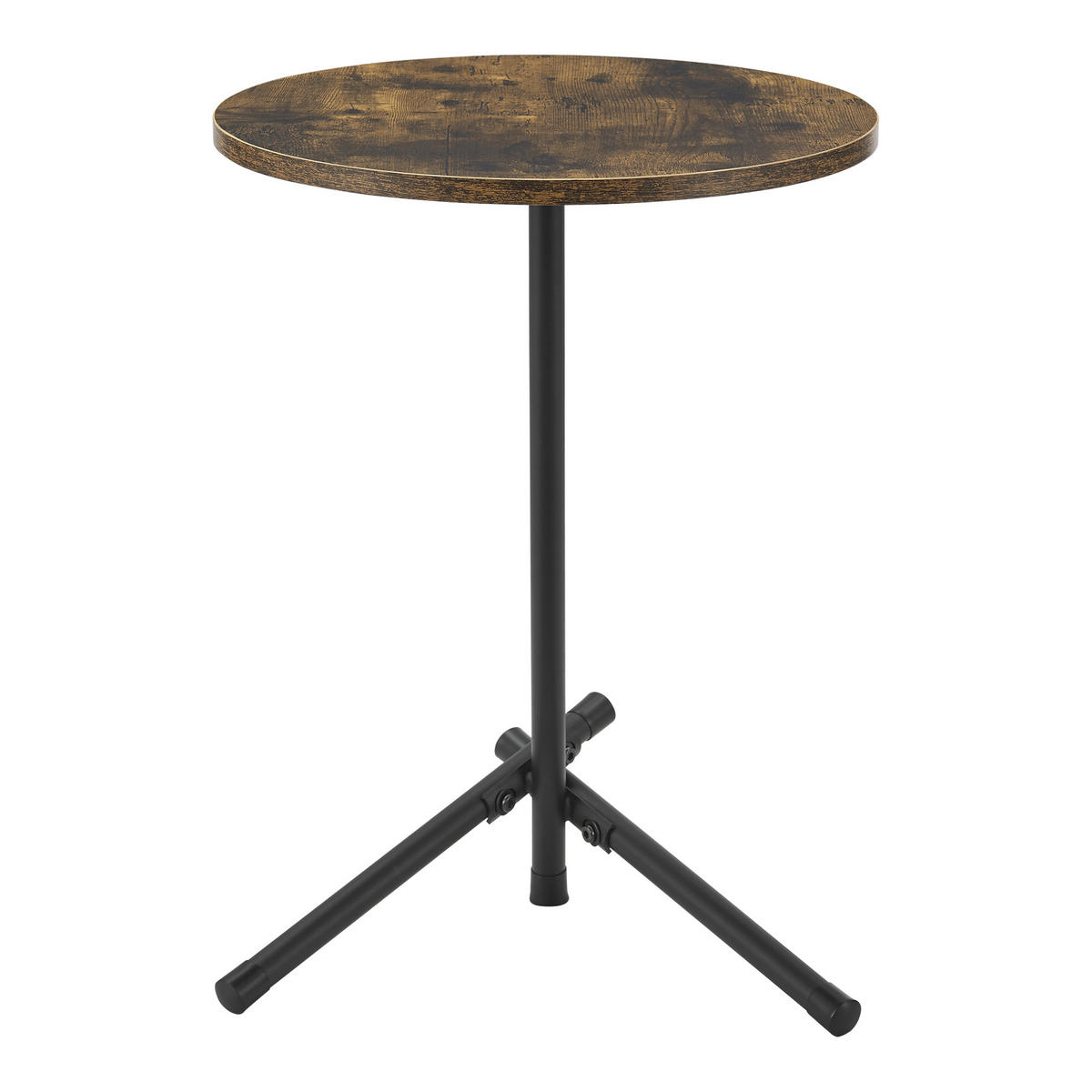 BEISTELLTISCH Karup - Dunkelbraun, Metall (40/40/55cm) - [en.casa]