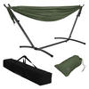 HÄNGEMATTE khaki - Grün, Metall (99/98/255cm) - ML-DESIGN