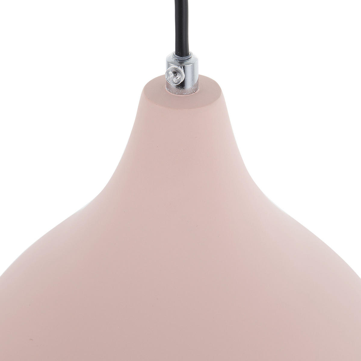 HÄNGELEUCHTE Lambro 23/23/122 cm - Pink, Stein (23/23/122cm) - Beliani