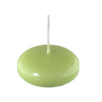 SCHWIMMKERZEN Lime 26 x Ø 42 mm, 40 Stück - Limette, Paraffin (4.2/2.6/2.6cm) - Kopschitz Kerzen