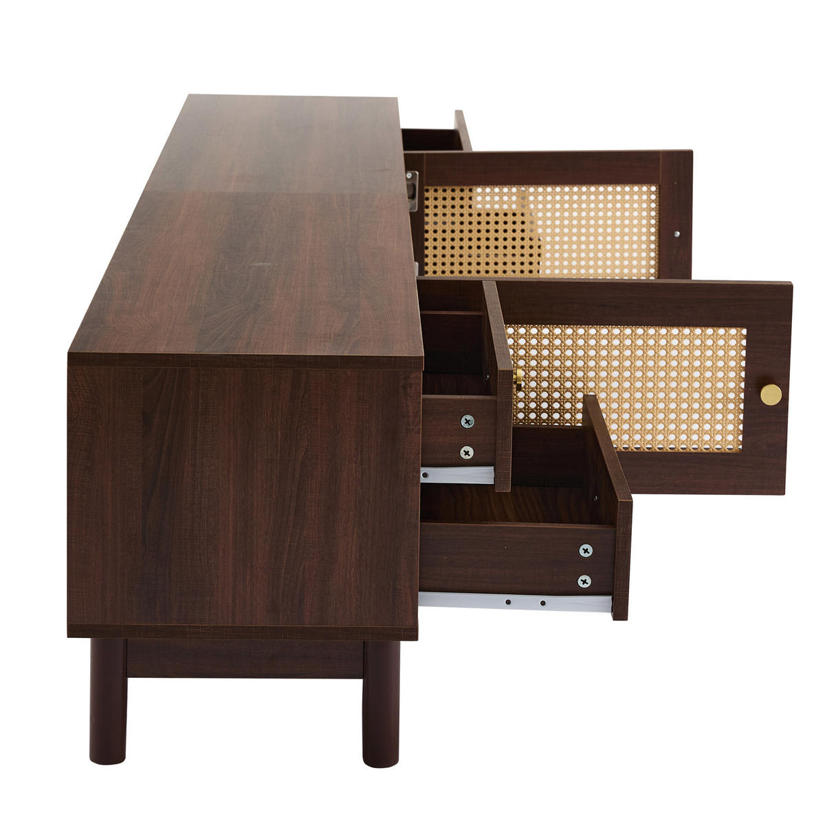 KOMODA rjava 180×35×44 cm - rjava, leseni material (35/44/180cm) - Urban Meuble