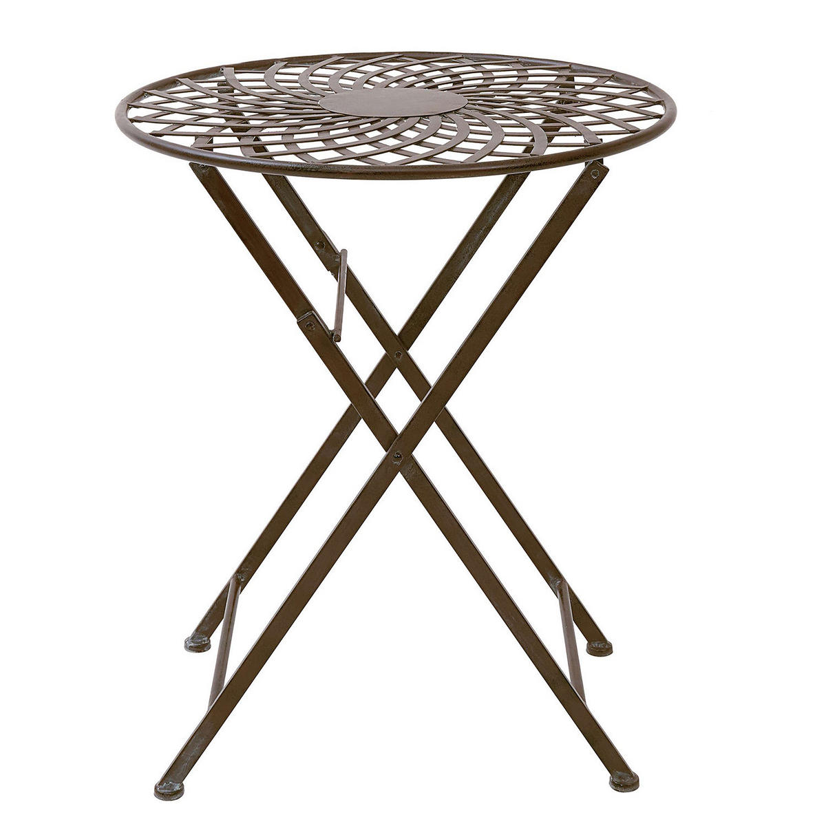 GARTENTISCH Mandala Garden - Braun, Metall (58/58/70cm) - Butlers