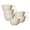 KAFFEETASSEN Levi Beige 220 ml 6er Set - Beige, Keramik (0.22L) - Ritzenhoff Breker