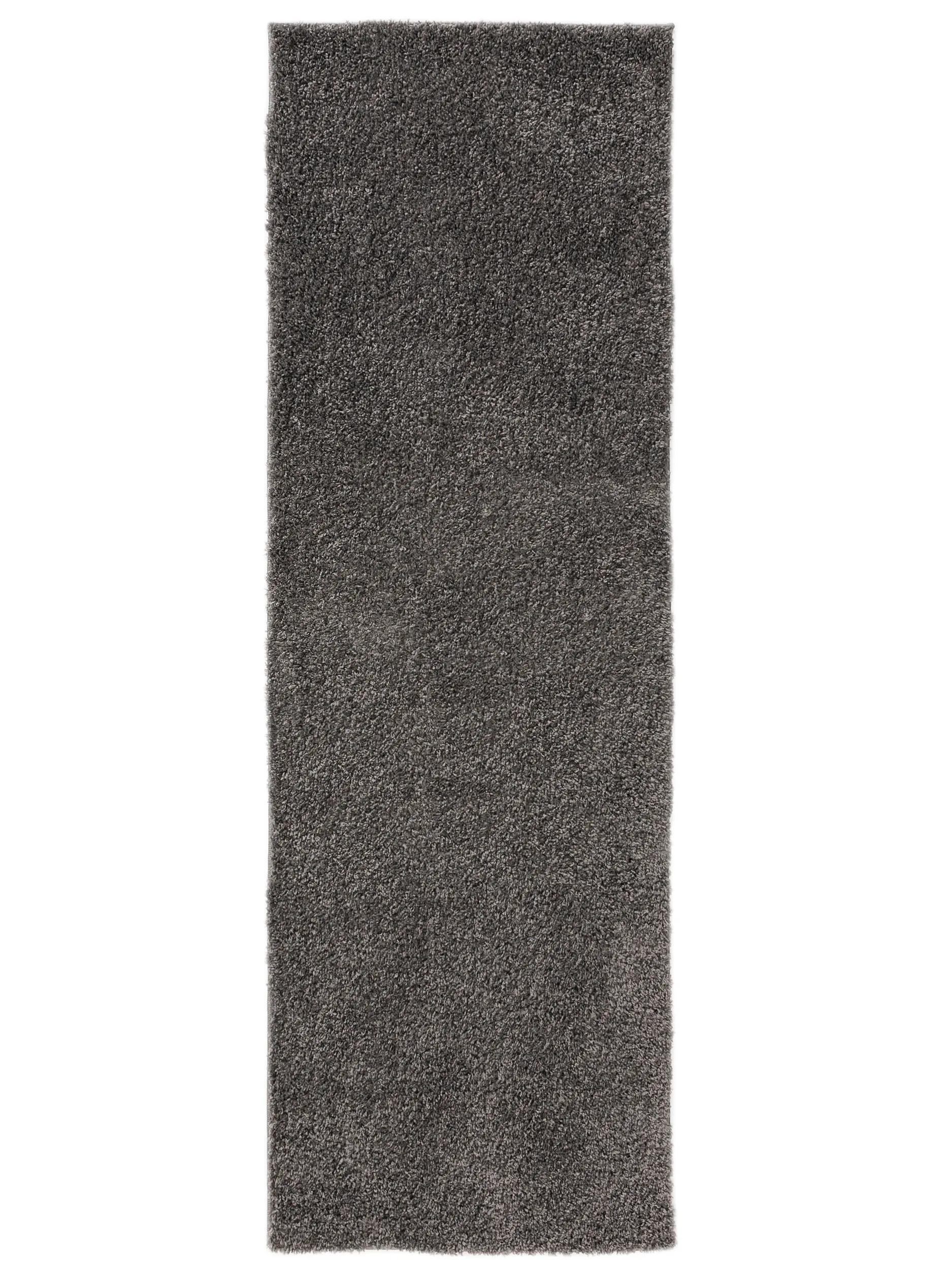 HOCHFLORTEPPICH Soho Grau 80x250 cm - Grau, Kunststoff (80/250cm) - benuta