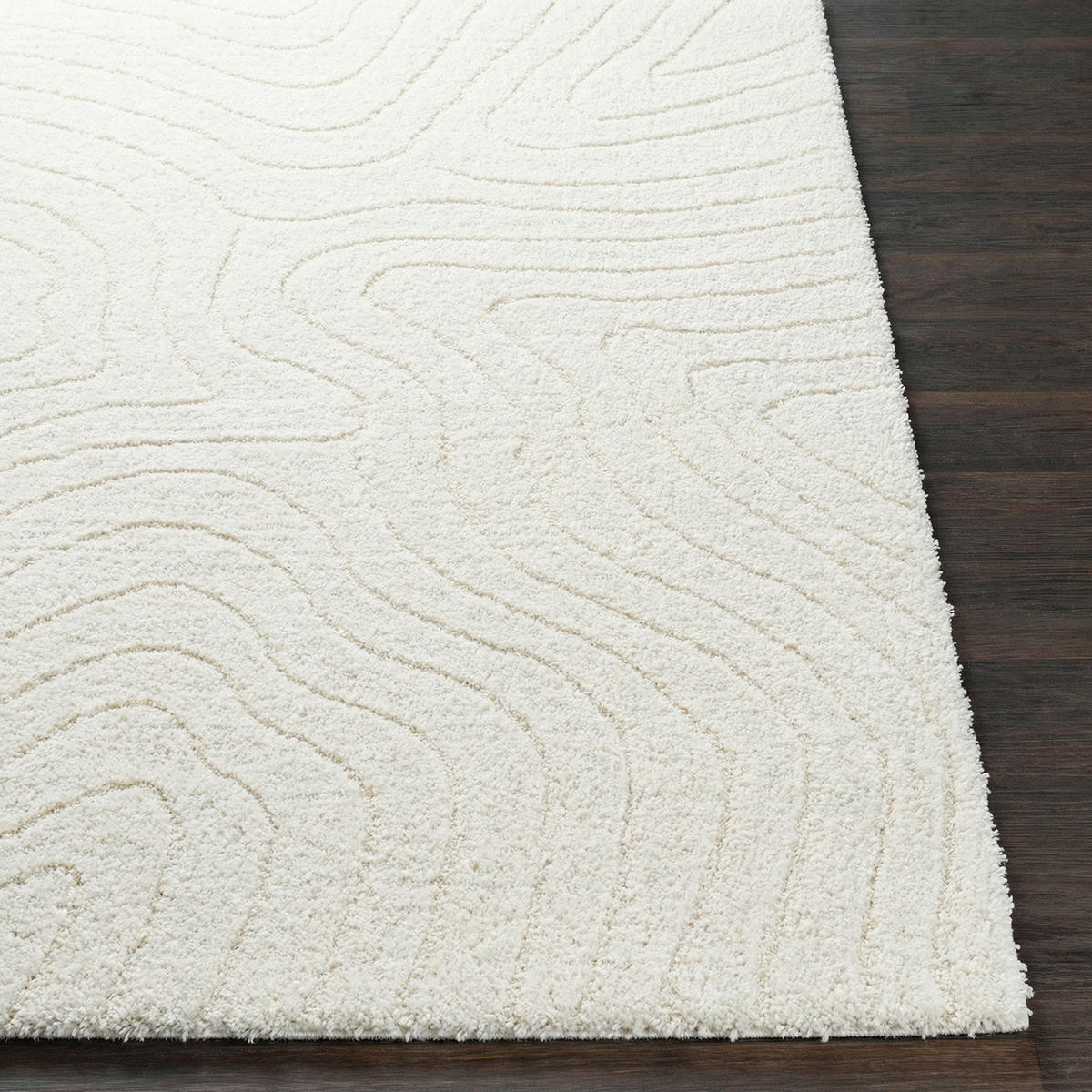 HOCHFLORTEPPICH Danae 160/213 cm Ivoire - Weiß, Textil (213/160cm) - LIVABLISS