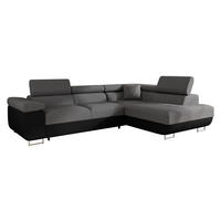 ECKSOFA Torezio, Seite: Rechts - Graphitfarben, Holz/Textil (274/203cm) - MIRJAN24