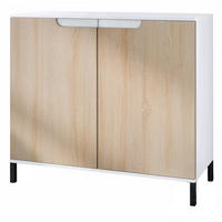 KOMMODE Sylt Eiche sägerau - Eiche San Remo, Holzwerkstoff (92.5/83.5/35cm) - Vladon
