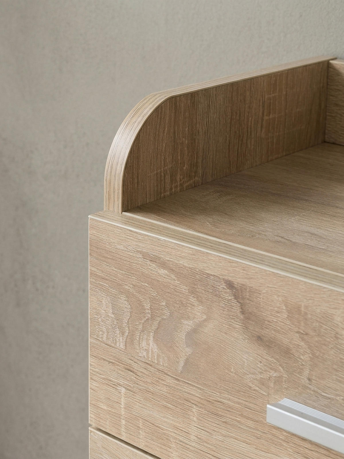 ROLLCONTAINER 4 Schubladen Ablage Melaminbeschichtet ISONZO, Beige 40x33x71 cm - Beige/Schwarz, Holz/Kunststoff (40/71/33cm) - KADIMA DESIGN