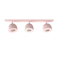 DECKENLEUCHTE Campanella X3 - Pink, Metall (6.5/69/18cm) - Lumicom