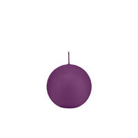 KUGELKERZEN Brombeere Ø 70 mm, 12 Stück - Brombeere, Paraffin (7/7/7cm) - Wiedemann Kerzen