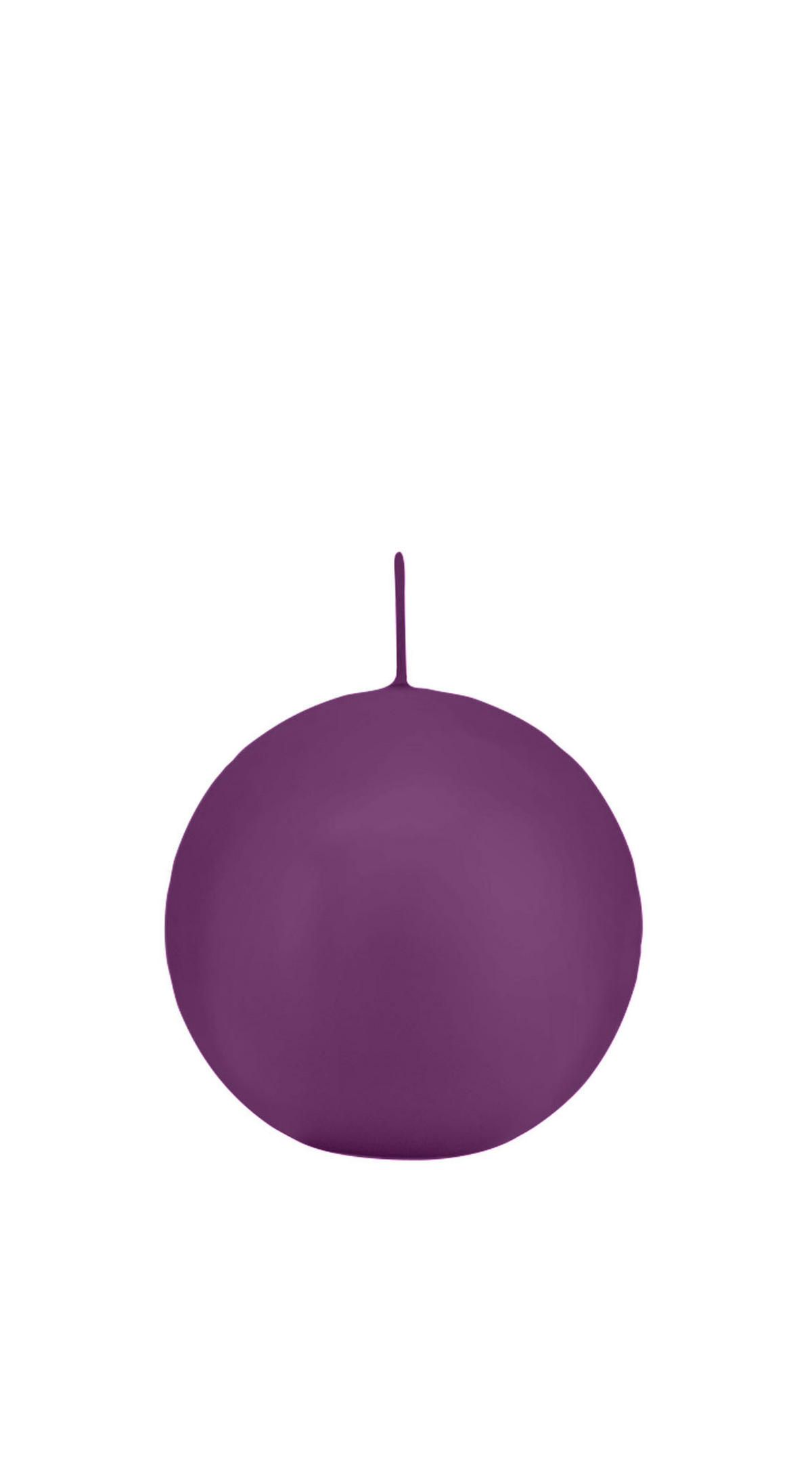 KUGELKERZEN Brombeere Ø 70 mm, 12 Stück - Brombeere, Paraffin (7/7/7cm) - Wiedemann Kerzen