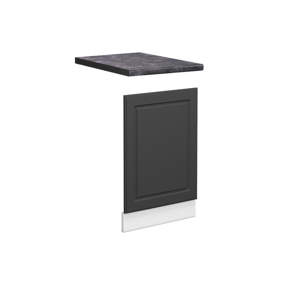 FRONTPANEL Fame-Line Herrgård i antracitguld 45 cm , AP Antracit Antracit, Vit 67.4/45/60 cm