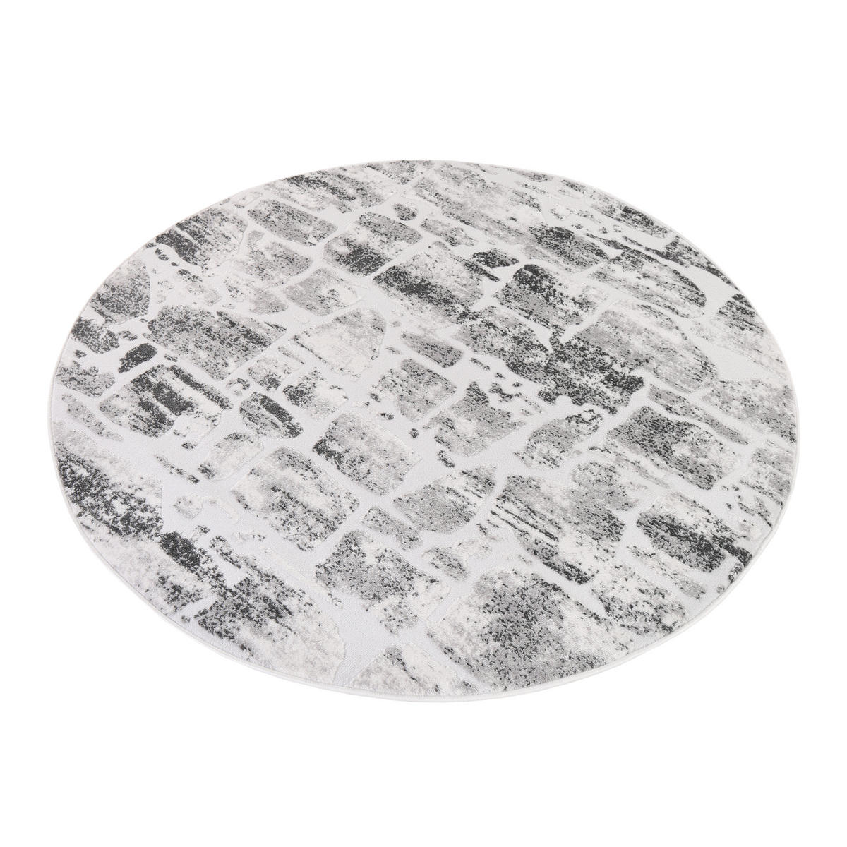TEPPICH SKY Hellgrau 160/160 cm - Hellgrau, Textil (160/160cm) - Tapiso