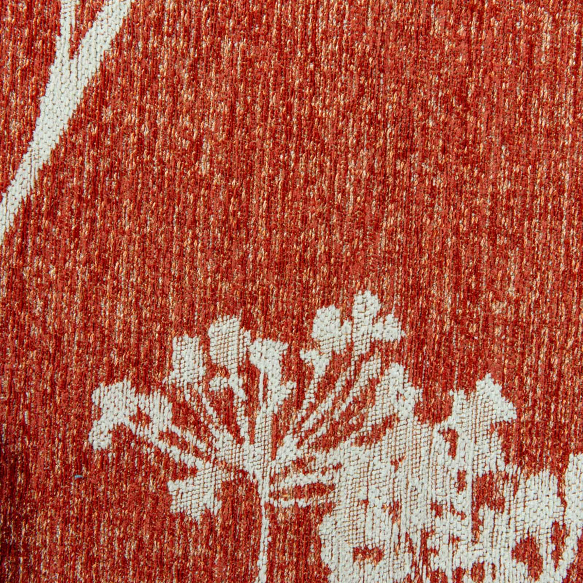 TEPPICH Parsley Inflorescence 80/150 cm - Rot, Textil (80/150cm) - Lola&Moi