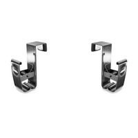 HANDDUKSHÄNGARE i rostfritt stål för låda - Set om 4 - Silverfärgad, Metall (2.5/7.2/5cm) - Calicosy