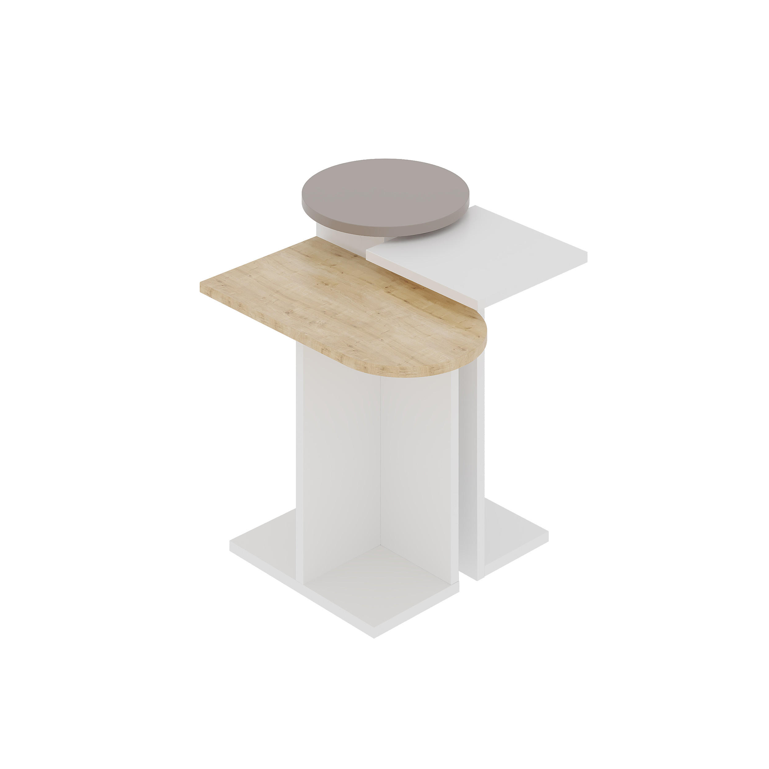 Decortie Beistelltisch Mehrfarbig 51x53x40 cm
