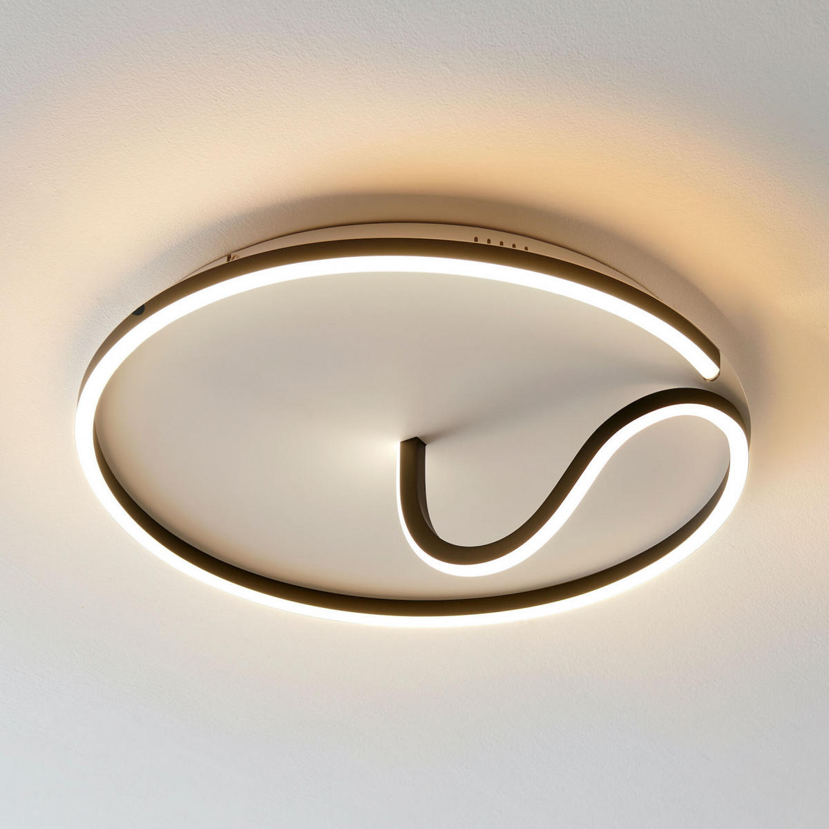 DECKENLEUCHTE Bowen, Schwarz, 17cm - Schwarz, Metall (17/56/17cm) - KOSILUM