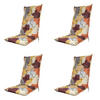 GARTENSTUHLKISSEN Grafi 123/50 cm 4er-Set - Currygelb/Aubergine, Textil (50/7/123cm) - Madison