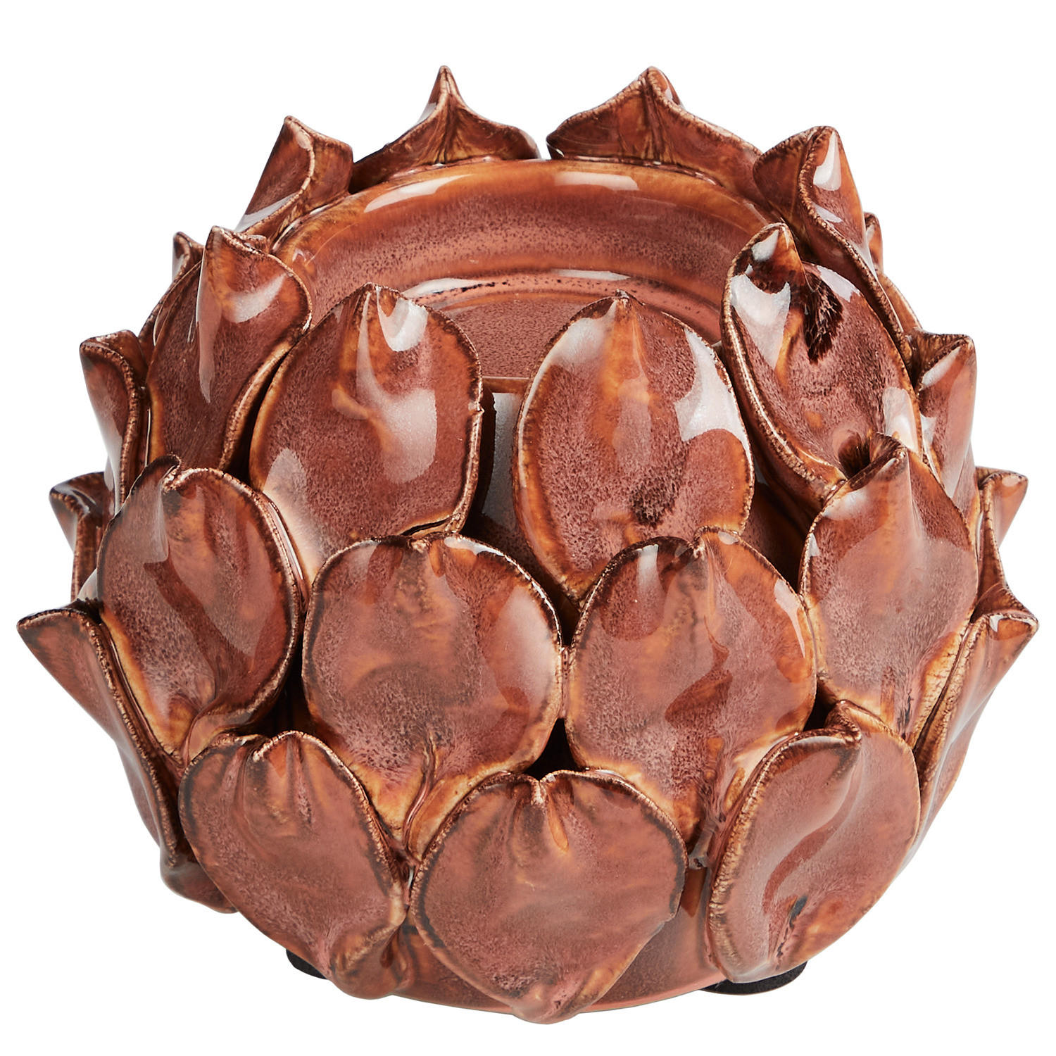 TEELICHTHALTER Blossom - Zwetschgefarben, Keramik (8cm) - Butlers
