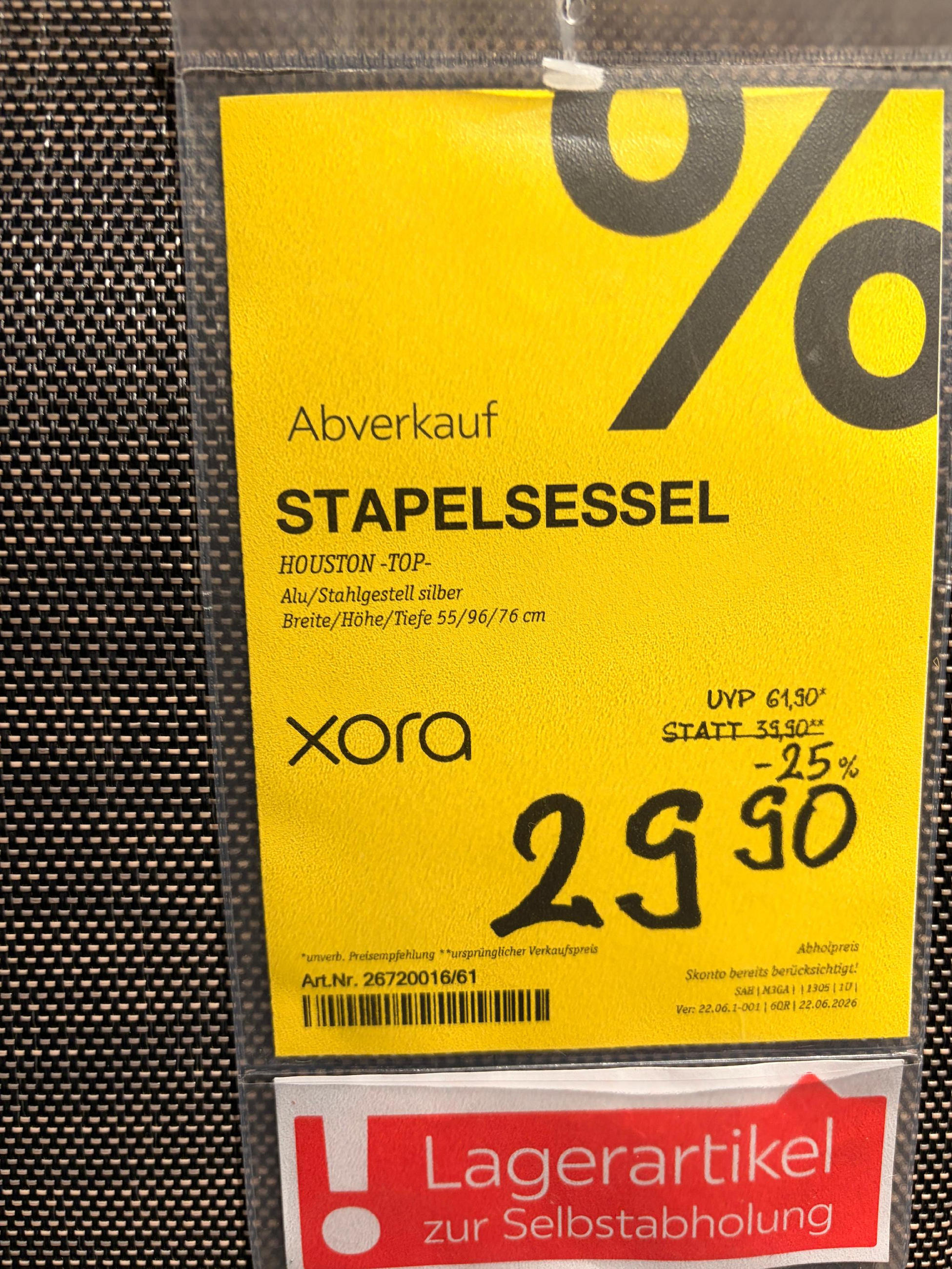 STAPELSESSEL - Xora