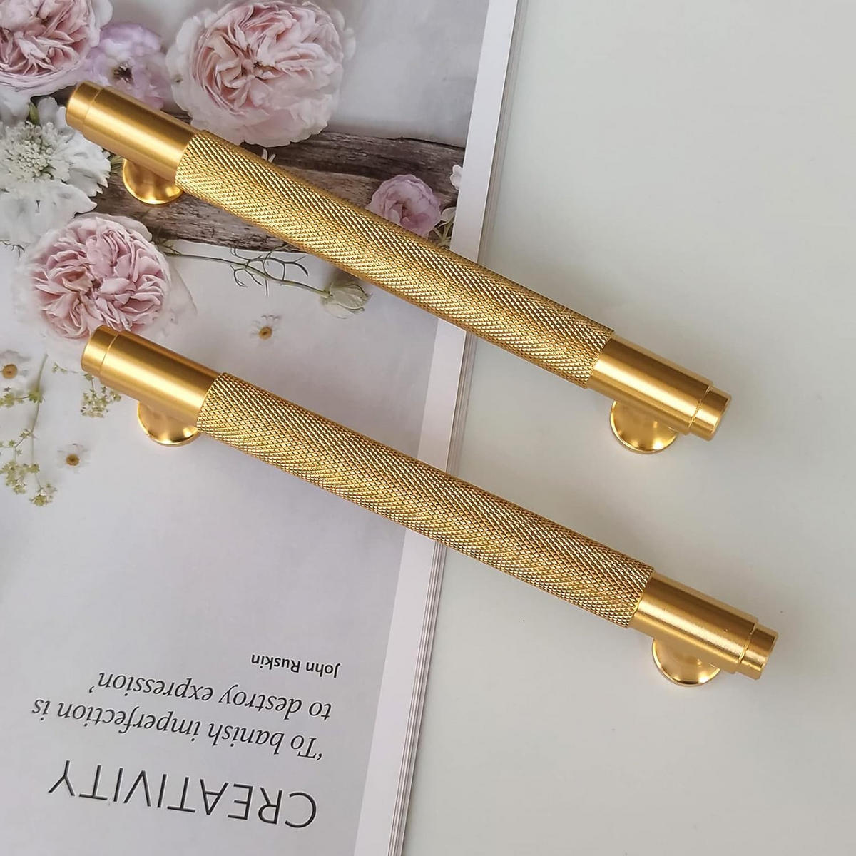 MÖBELGRIFF Gold 2er-Set 128 mm - Goldfarben, Metall (1.2/3.3/16cm)