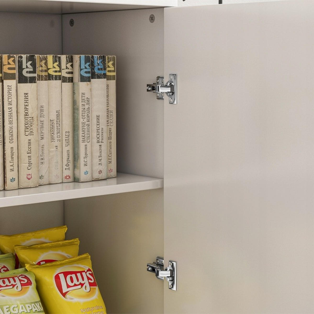 BÜCHERREGAL, weiß 77/35/108 cm - Weiß, Holzwerkstoff (77/108/35cm)