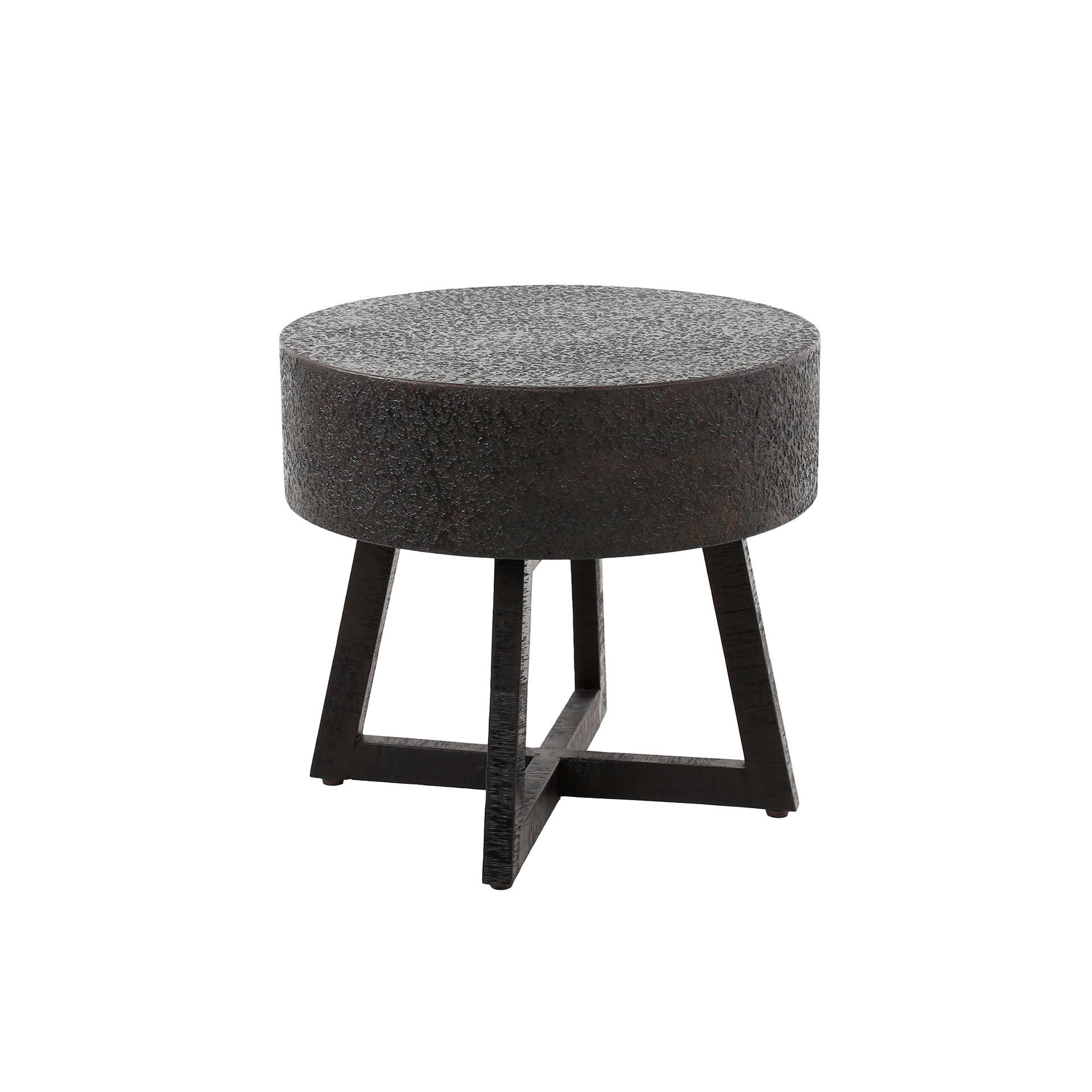 COUCHTISCH Ferro Schwarz 50/50/47 cm - Schwarz, Holz (50/50/47cm) - Hoyz Collection