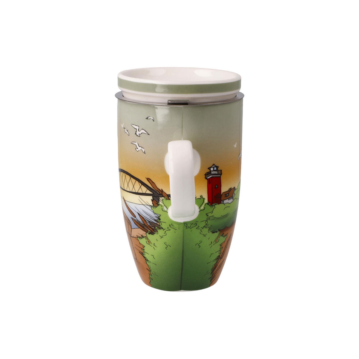 TEETASSE Seaview, Fine Bone China, Bunt, 0.45 L - Multicolor, Keramik (0.45L) - Goebel