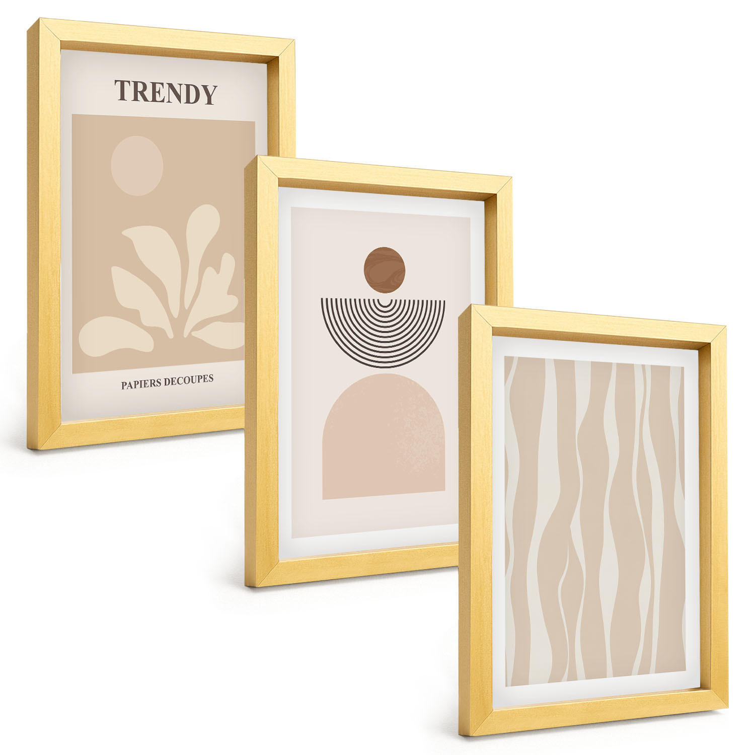 Tulup Bilder Gold 20x30 cm