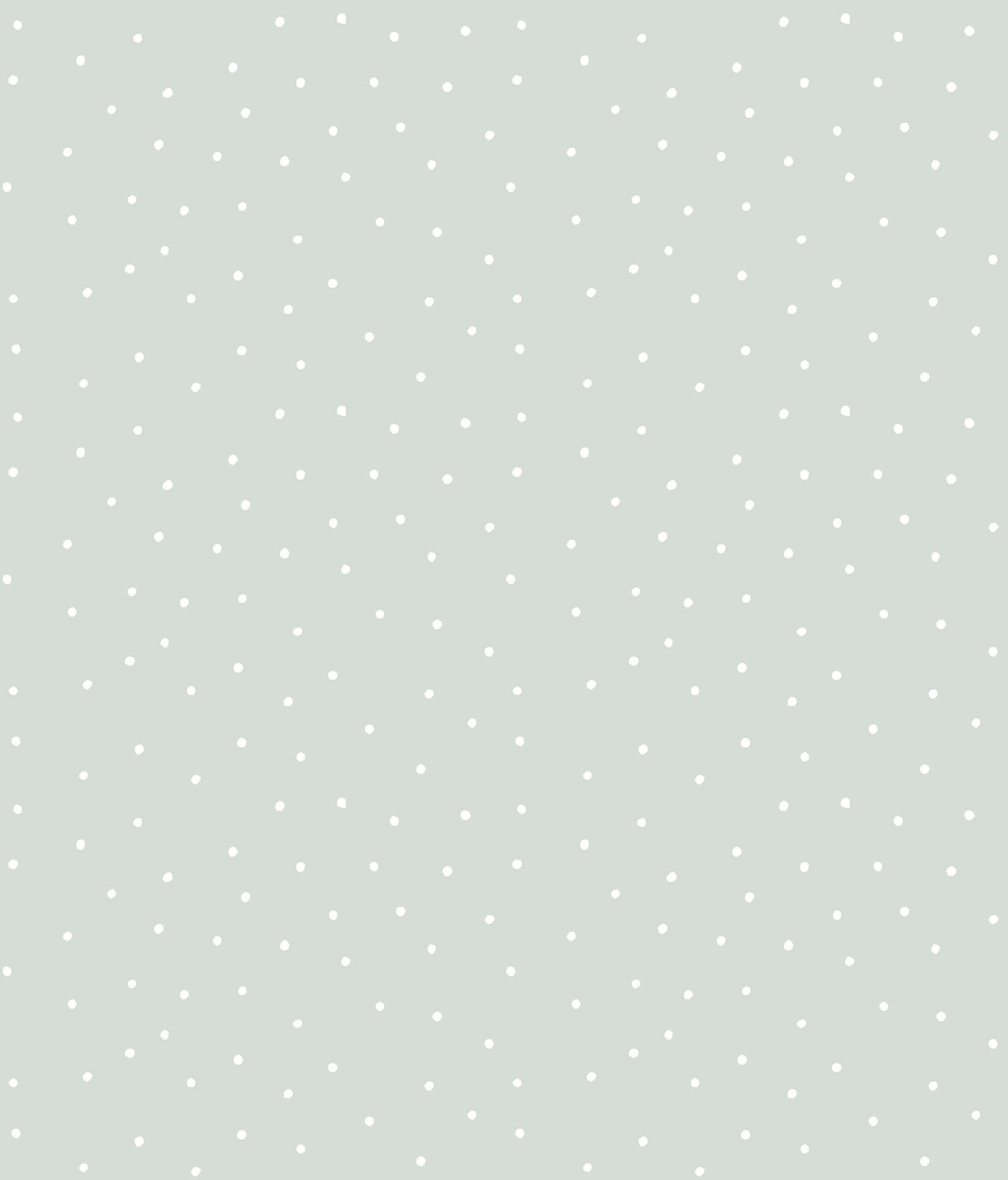 TAPETE Punkte 53 cm x 10 m - Grün, Papier (53/0.1cm) - Sanders & Sanders