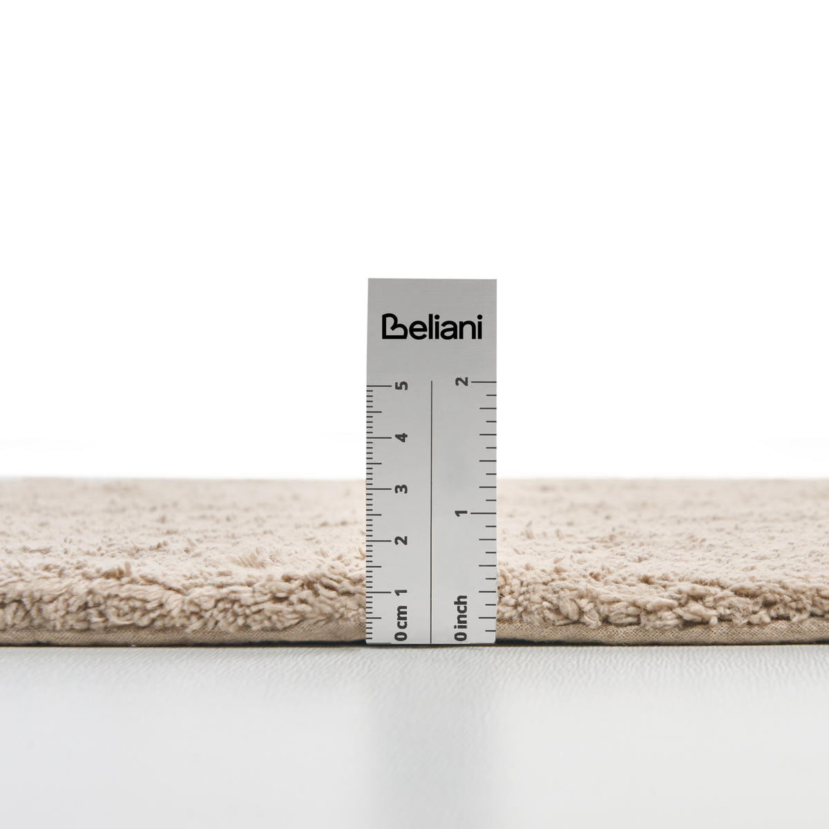KOUPELNOVÁ PŘEDLOŽKA Světle hnědá 60/90 cm Bavlna Goela - hnědá/světle hnědá, textil (60/90cm) - Beliani