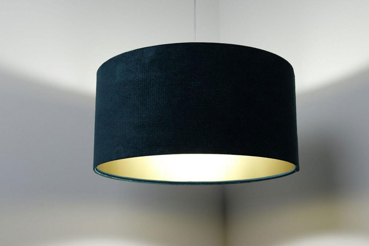 HÄNGELEUCHTE Grün 40/20 cm - Goldfarben/Grün, Kunststoff (40/0.4/20cm) - ONZENO