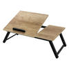 LAPTOPTISCH - Eichefarben, Holzwerkstoff (74/34.5/26.5cm) - ML-DESIGN