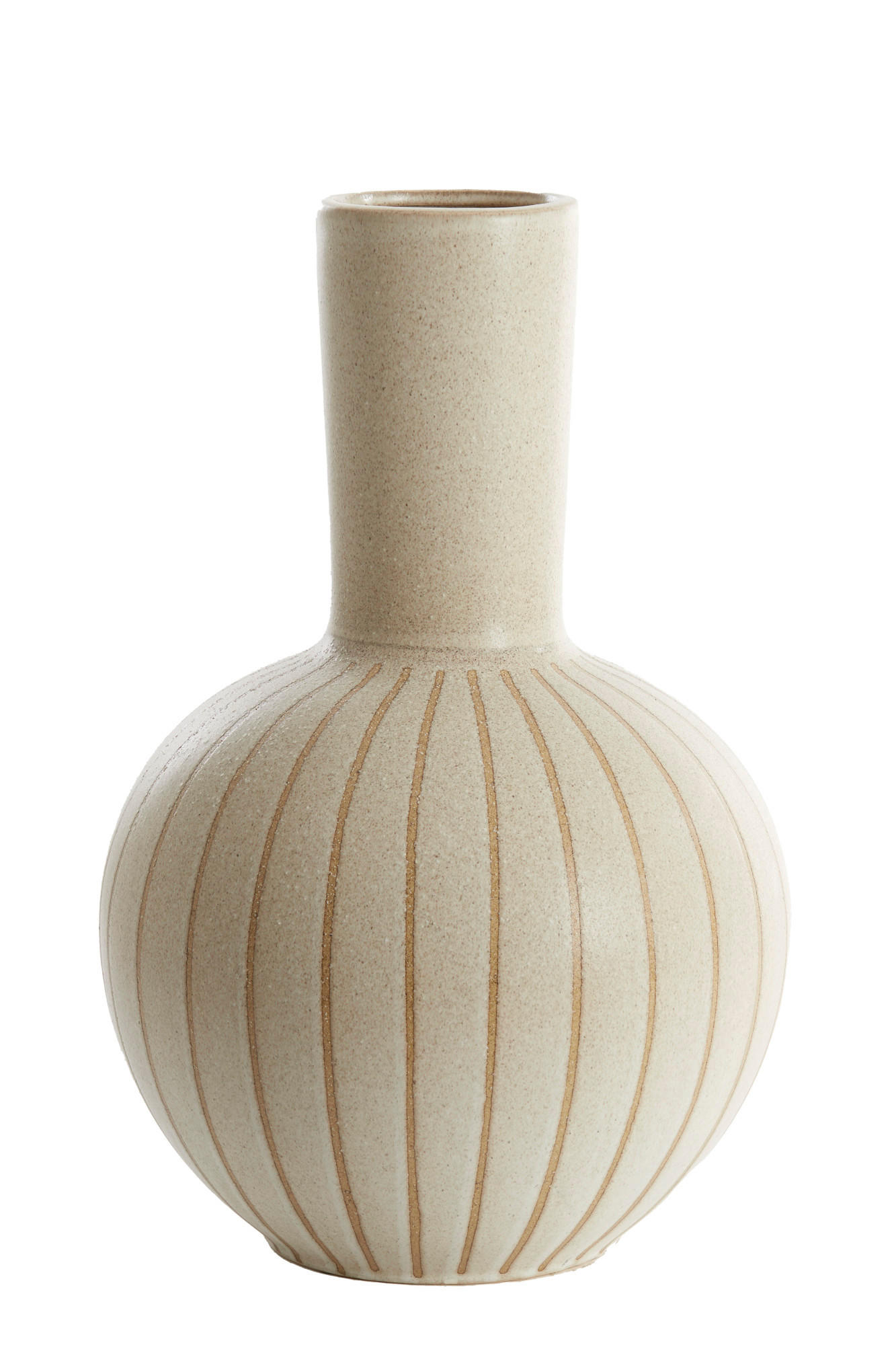 VASE Ulloa Braun Ø34/52 cm - Beige, Keramik (52cm) - Light & Living