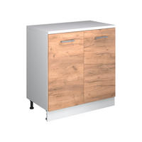 ORMAR ZA POTKROVLJE Rion Hrast zlatnog tona 80 x 81.6 cm bez kosine s 2 vrata - hrast medunac, drvni materijal (80/83.8/46cm) - Vicco