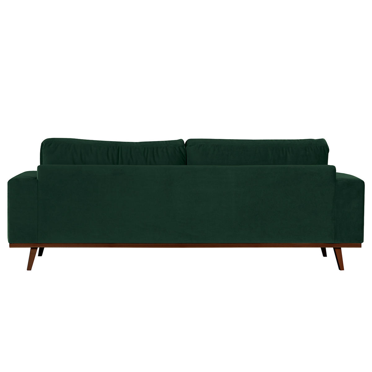 2-SITZER SOFA - Buchefarben/Grün, Buchenholz/Textil (197/81/88cm) - home24