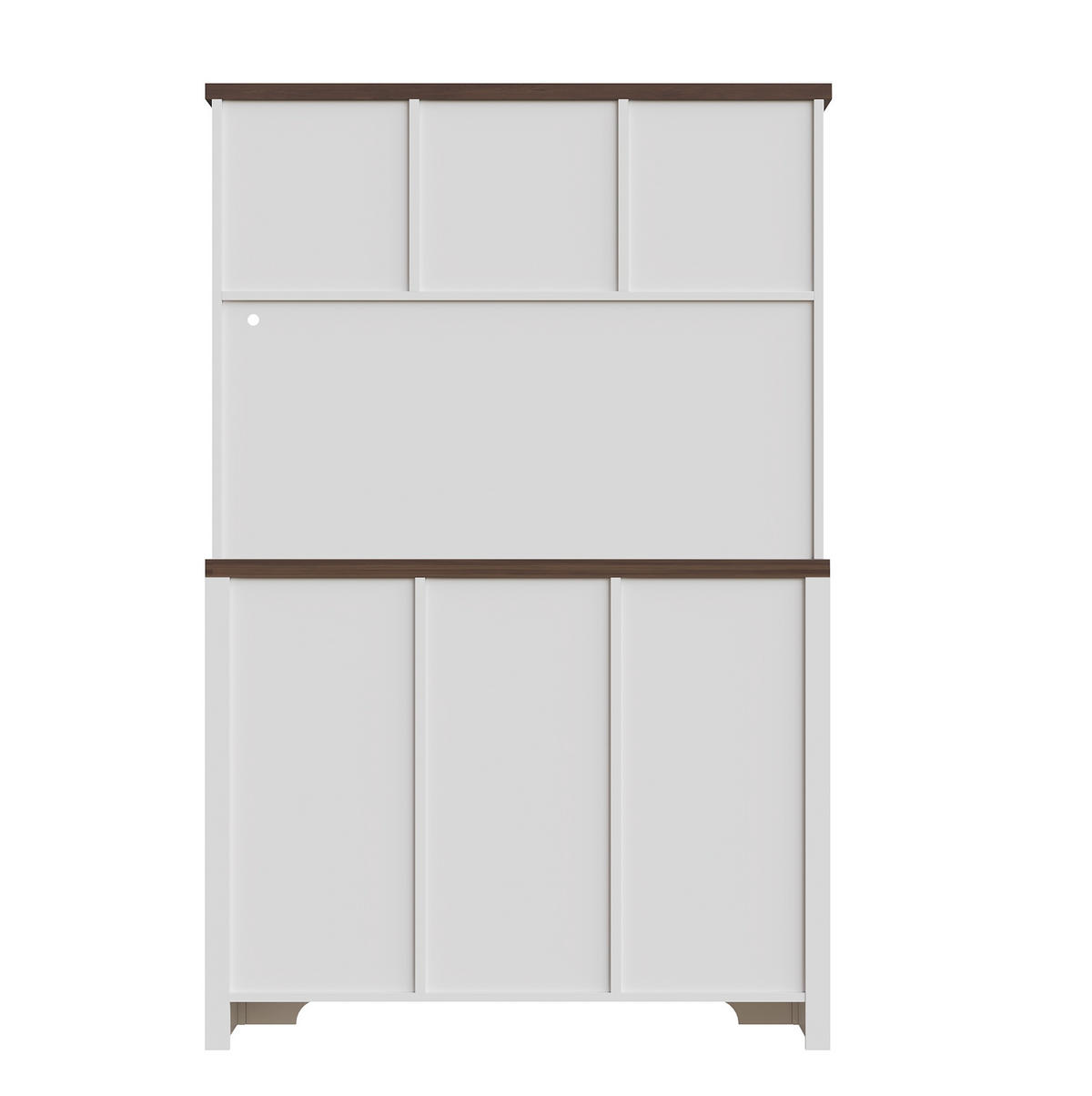VISOKI element, 120/40/180 cm, MDF/staklo bijeli, s LED rasvjetom i stalkom za vino - bijela, drvni materijal (120/180/40cm) - BEAOK