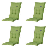 GARTENSTUHLKISSEN Rippe 123/50 cm 4er-Set - Grün, Textil (50/7/123cm) - Madison