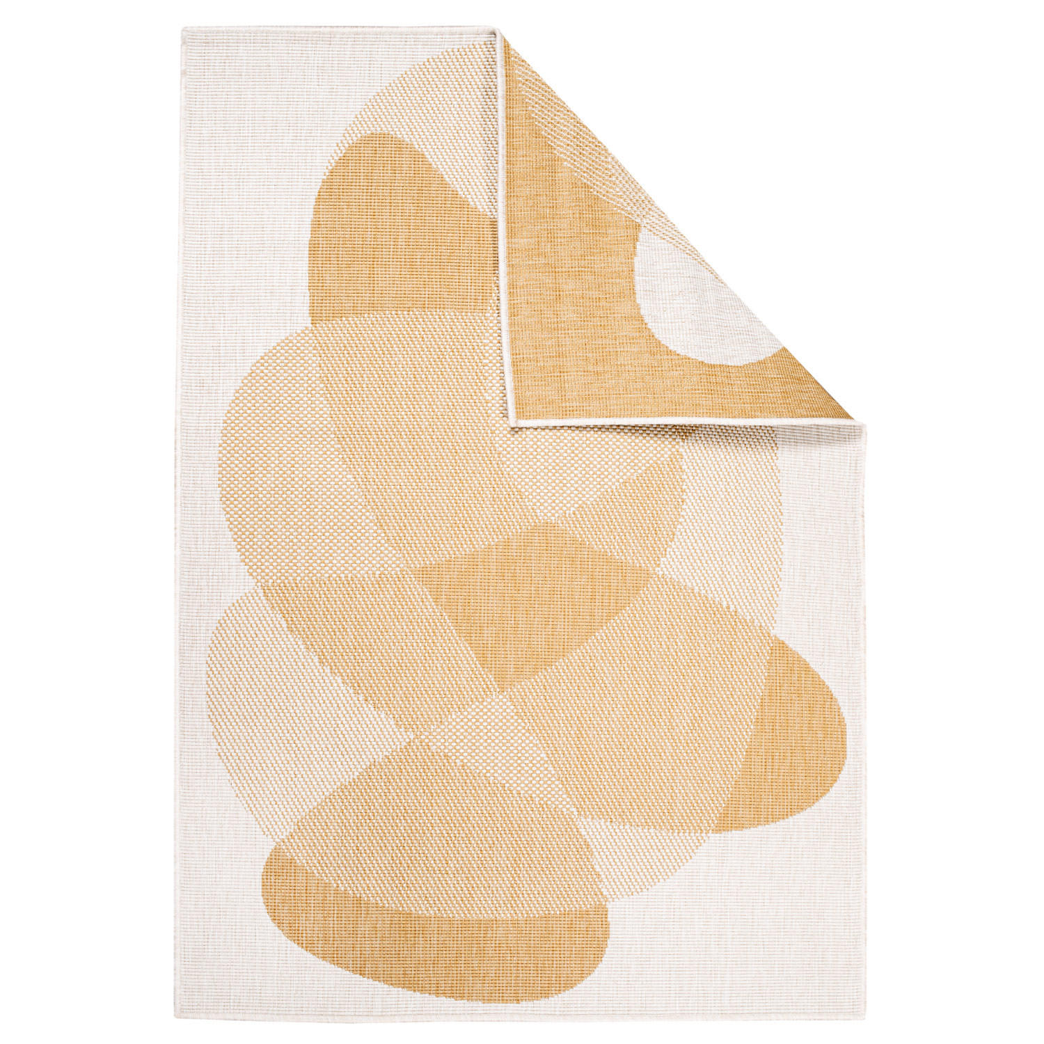 OUTDOOR-TEPPICH DuoRug 5835 Ockergelb 200x290 cm - Gelb, Textil (200/290cm) - carpet city