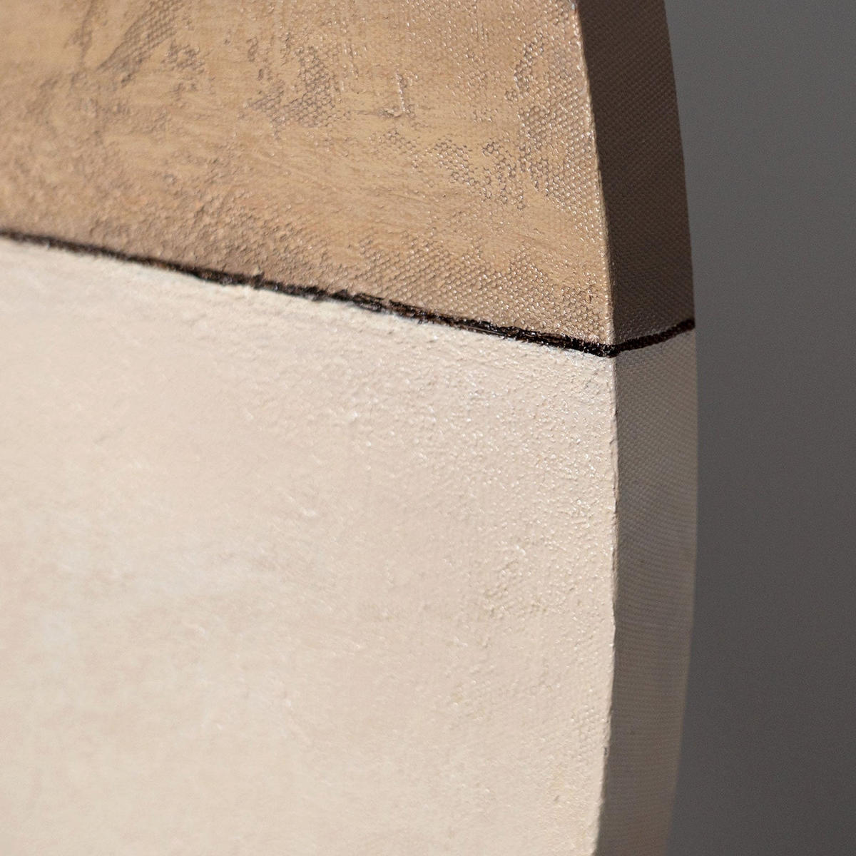 GEMÄLDE Ornamente der Zeit auf Keilrahmen 100 cm - Beige, Holz (100/100cm) - YS-art gallery