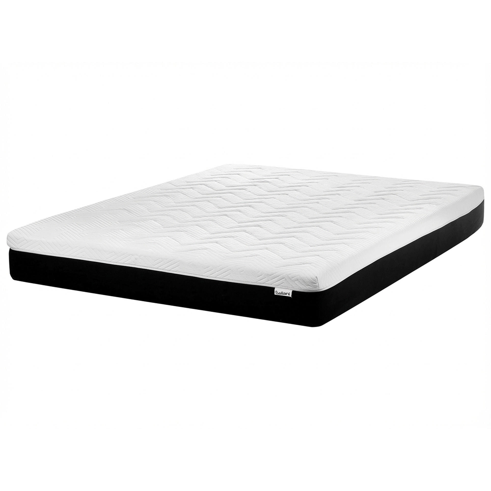 GEL-MEMORY-SCHAUMMATRATZE H3/4 Fest 180/200 cm Spongy - Weiß, Textil (180/200cm) - Beliani
